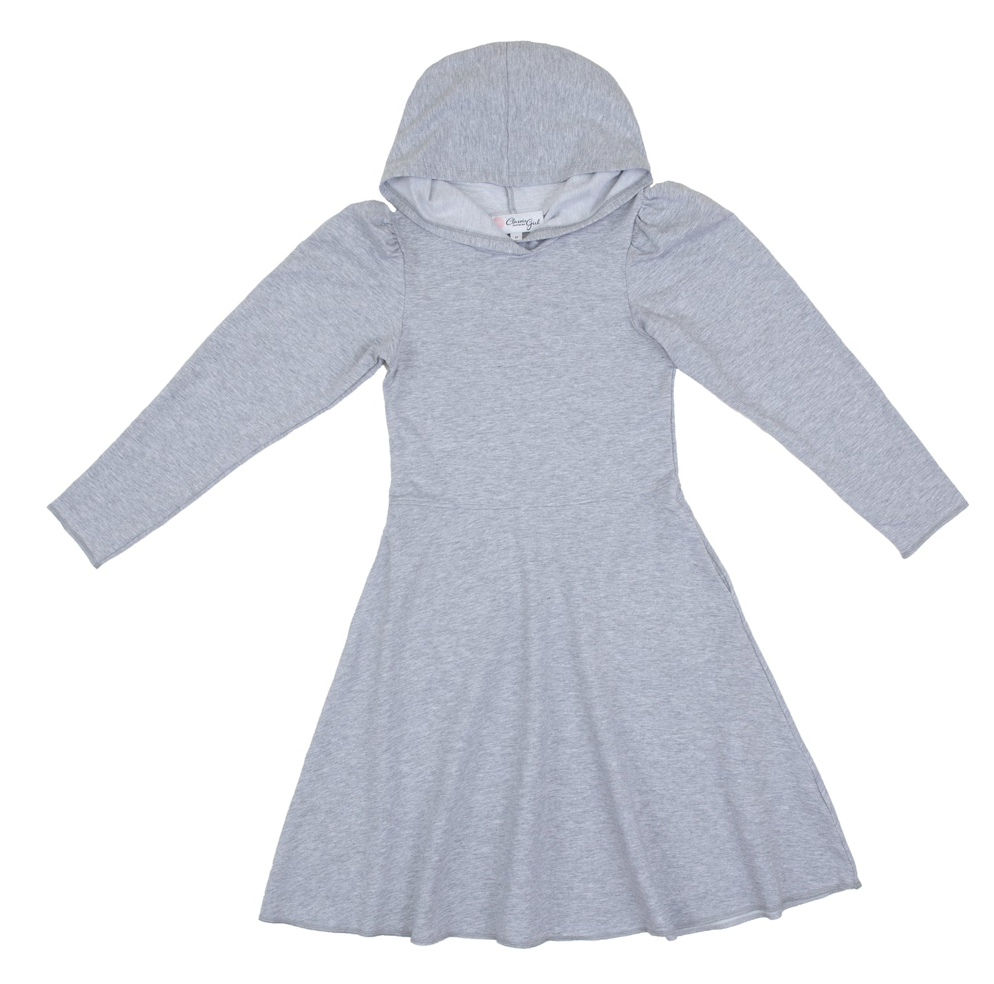 Piper Hoodie Dress in Grey