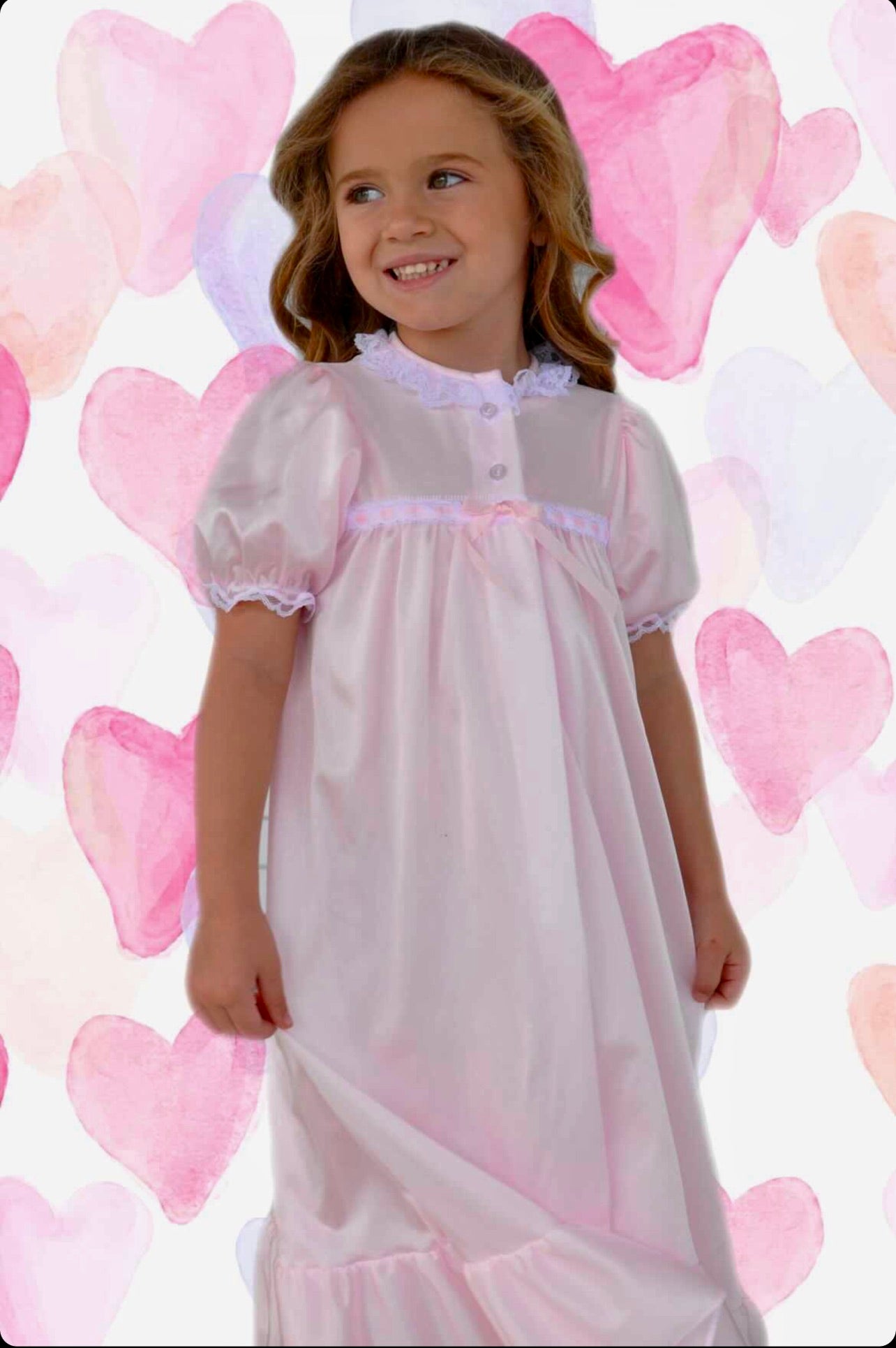 Clarisse Short Sleeve Nightgown Peignoir Set in Blue