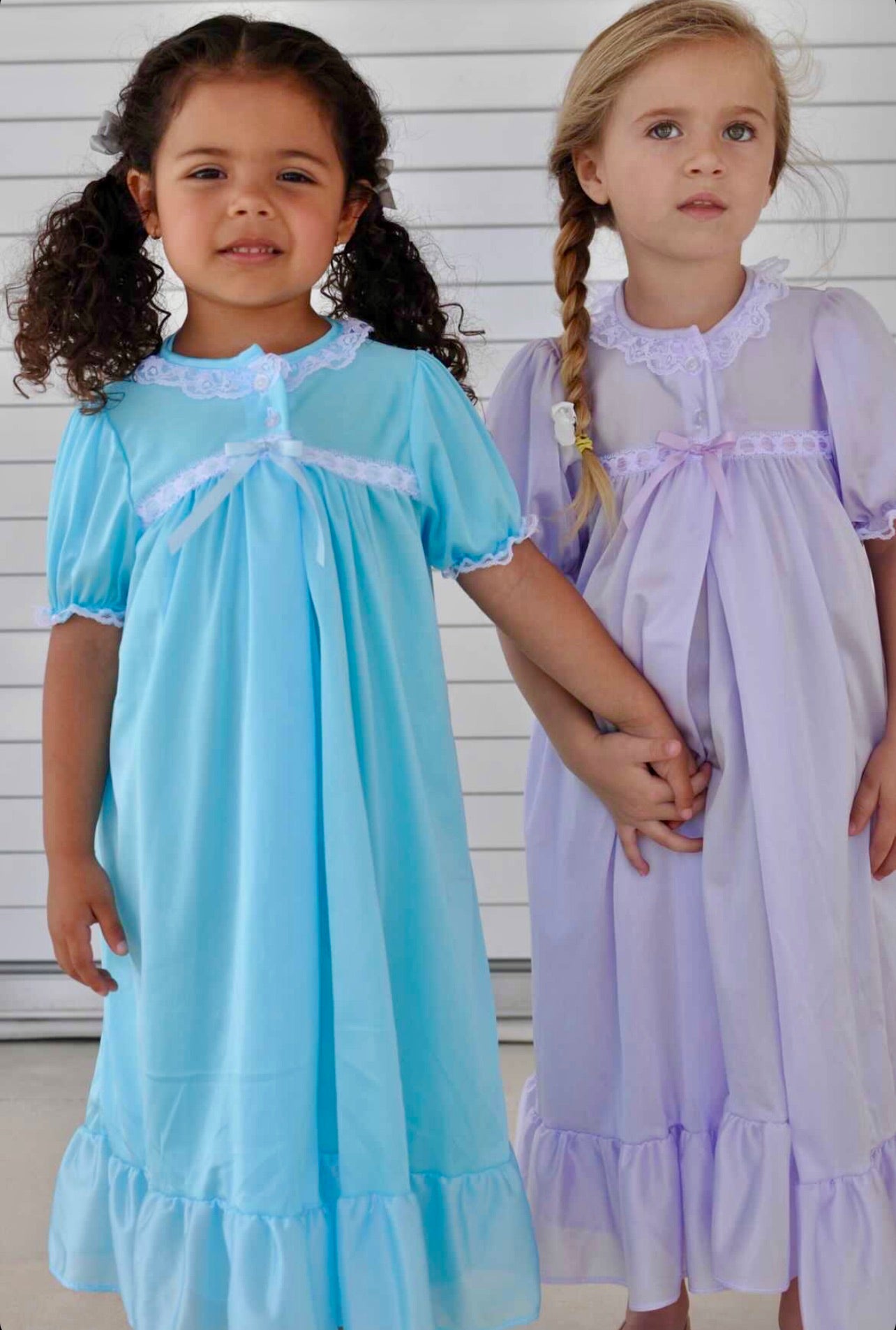 Clarisse Short Sleeve Nightgown Peignoir Set in Pink