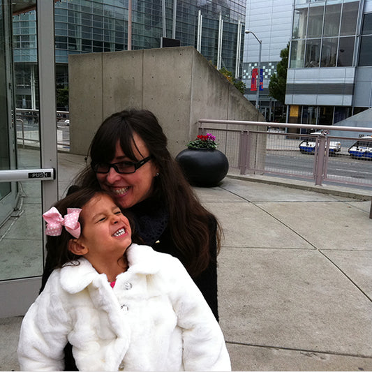 Founder of Classic Girl Clothing with her daughter