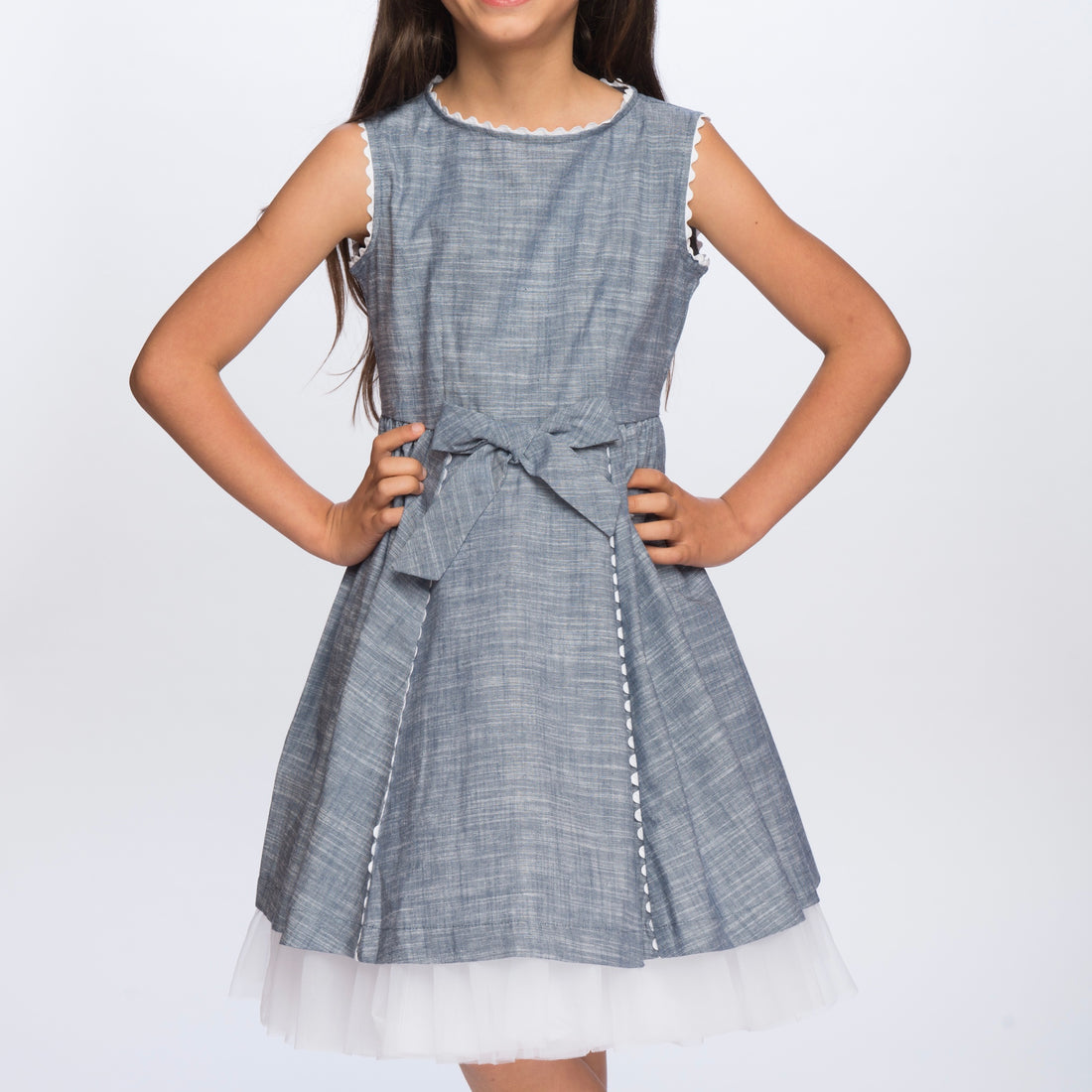 Classic Girl Clothing spring and summer blue dresses